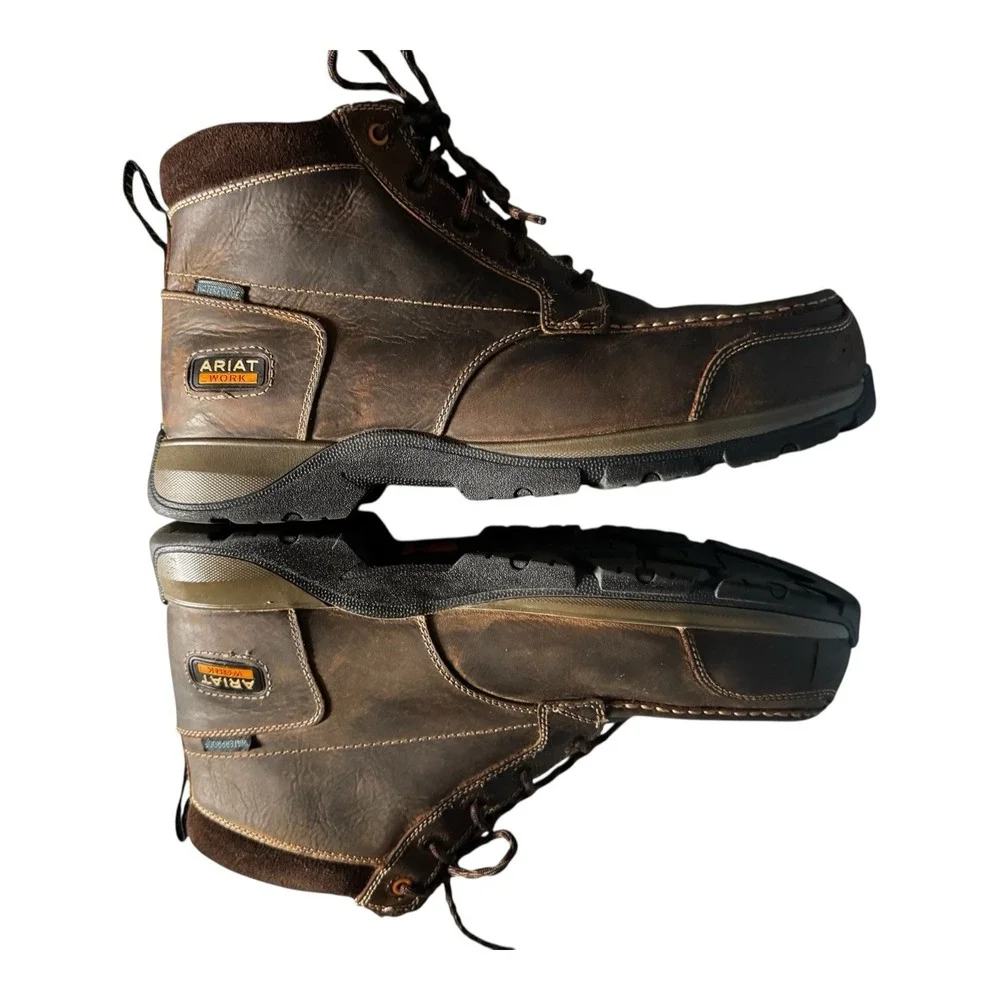 Ariat Edge LTE Chukka Waterproof‎ Composite Toe Dark Brown 11 D Excellent